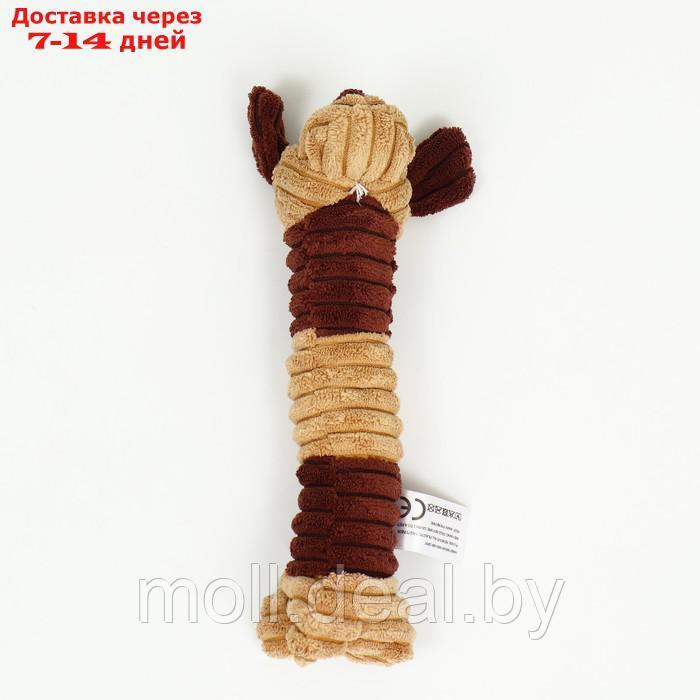 Игрушка текстильная "Пес", 24 х 8 см, коричневая - фото 3 - id-p201246420