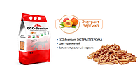 Наполнитель древесный комкующийся ECO-Premium Персик, 5л