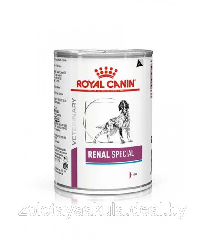 410гр Консервы ROYAL CANIN Renal диета для взрослых собак при острой или хронической почечной недостаточности, - фото 1 - id-p201279645