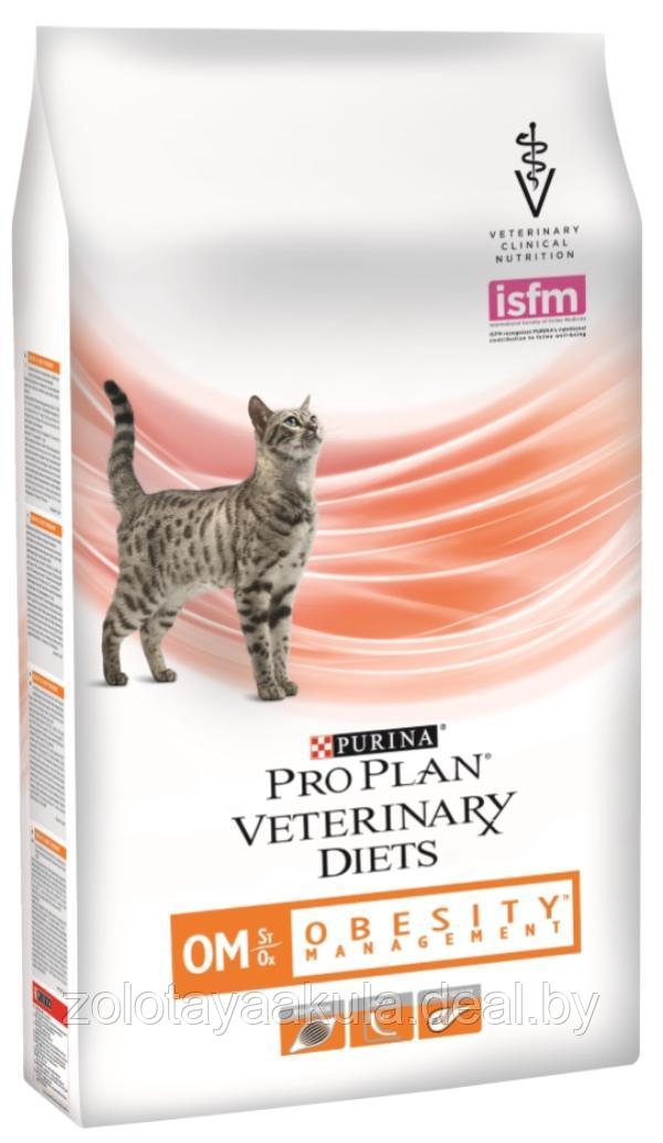 Корм для кошек PRO PLAN PPVD OM St/Ox 350гр диета для снижения избыточной массы тела - фото 1 - id-p201279662