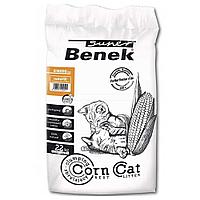 Наполнитель S Benek 35л Corn Cat, кукурузный для кошек, комкующийся