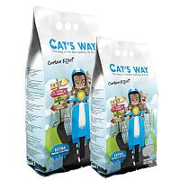 Наполнитель комкующийся Cats Way Активированный угль, 10 л