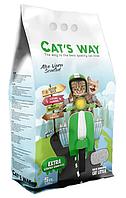 Наполнитель комкующийся Cats Way ALOE VERA Алоэ вера, 5л