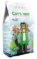 Наполнитель комкующийся Cats Way Алоэ вера, 10 л