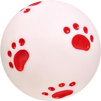 Игрушка TRIXIE виниловая для собаки, мяч "След" 10см