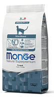 Корм в развес Monge Cat Monoprotein Sterilized TROUT для котов стерилизованных ФОРЕЛЬ, 1кг