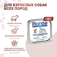 150гр Monge Dog SOLO Lamb Консервированный монопротеиновый корм для собак из ягненка