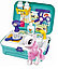 Детский игровой набор салон для животных в рюкзаке для девочек 8365, юный грумер, фото 2