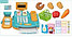 Детский игровой набор касса 8353A для девочек, кассовый аппарат, чек, сканер, весы, фото 3
