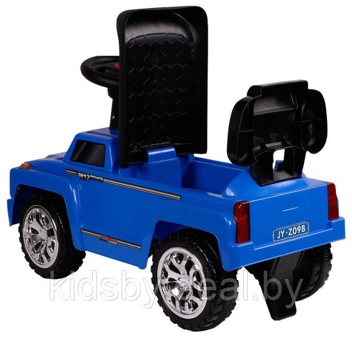 Детская машинка-каталка толокар RiverToys Mercedes-Benz JYZ-09B (синий) - фото 3 - id-p201283633