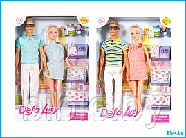 Детский набор кукол 8349 для девочки, будущие родители, малыш, аксессуары