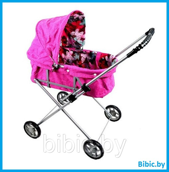 Детская коляска для кукол Melogo с люлькой 9308-6 для девочки - фото 1 - id-p201285737
