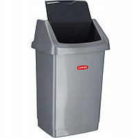 Урна для мусора Swing bin 15L, Серебристый/ графитовый