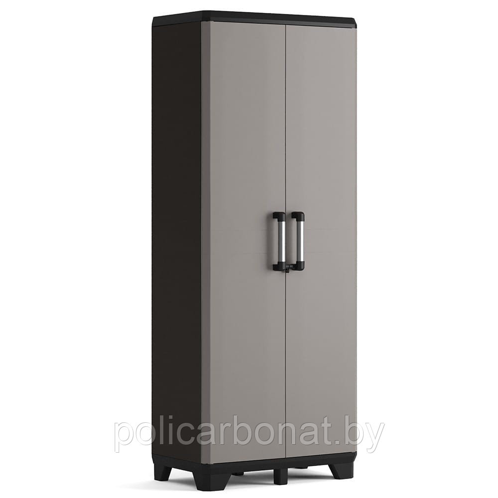 Шкаф высокий Keter Armadio Pro Alto, серый/черный - фото 1 - id-p201285664