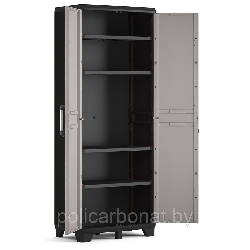 Шкаф высокий Keter Armadio Pro Alto, серый/черный - фото 8 - id-p201285664