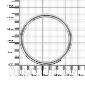 Кольцо №5 разьемн 3,8/38,2/46мм никель роллинг