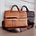 Стильная сумка - портфель для документов Jeep Buluo n.8012 Темно-коричневая, фото 6