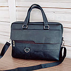 Стильная сумка - портфель для документов Jeep Buluo n.8012 Темно-коричневая, фото 8