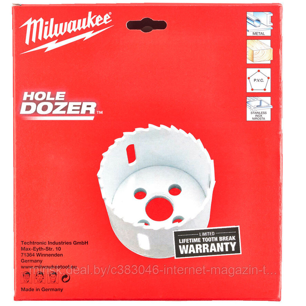 Коронка по дереву 160 мм Hole Dozer Holesaw Milwaukee (4932399885) - фото 1 - id-p114592398