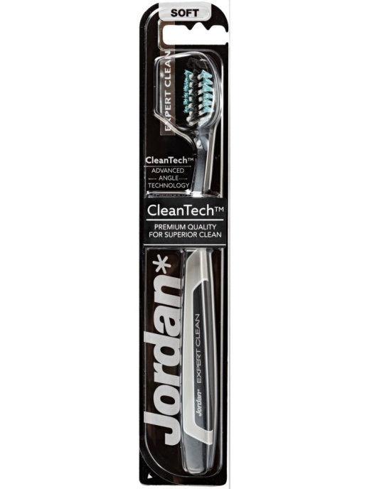 Зубная щетка для взрослых Jordan Expert Clean, мягкая - фото 1 - id-p201289482