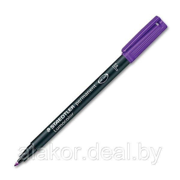 Маркер перманентный STAEDTLER Lumocolor 318, F, фиолетовый, 0.6мм - фото 2 - id-p201291269