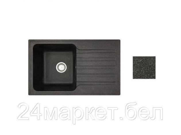 Мойка кухонная из искусственного камня ART черный 770х475 mm, AV Engineering, фото 2