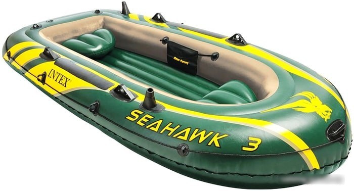 Гребная лодка Intex Seahawk 300 Set, фото 1