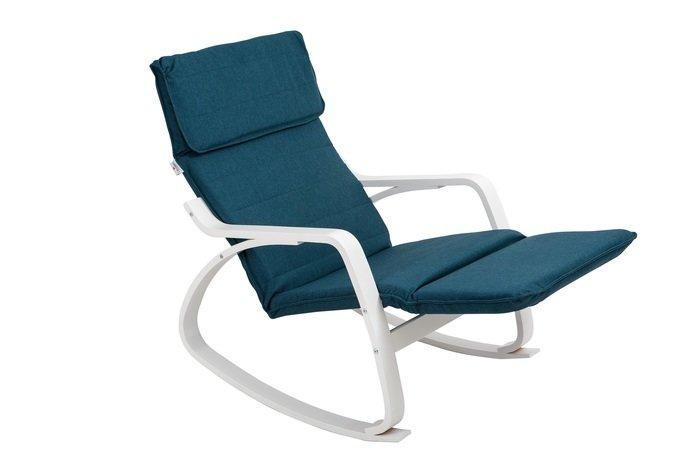Кресло-качалка Calviano Relax 1106 синий (2074007007063) - фото 3 - id-p201297099