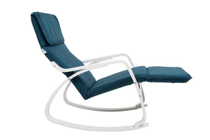 Кресло-качалка Calviano Relax 1106 синий (2074007007063) - фото 4 - id-p201297099