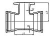 Тройник чугунный раструб-фланец ТРФ, фото 2