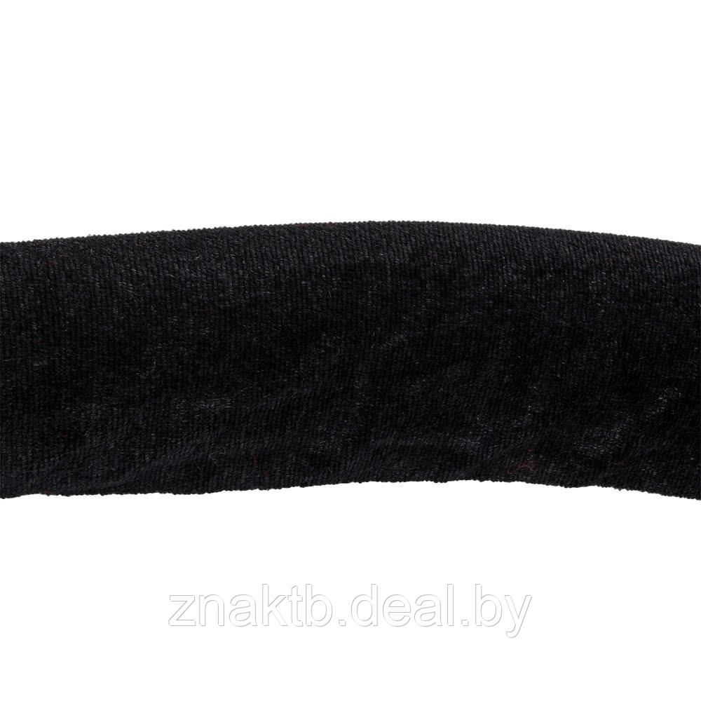 Канат бархатный черный для канатной стойки с золотистым карабином - фото 4 - id-p201298283