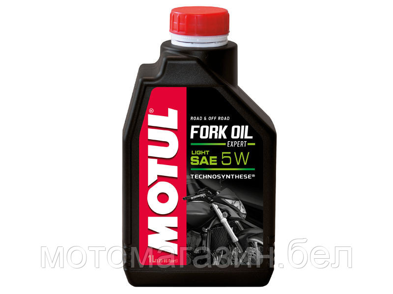 Масло Motul FORK OIL EXP L 5W полусинтетическое для любых вилок, 1 литр - фото 1 - id-p200014152