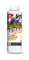 Масло IPONE FULL POWER KATANA 10W40 моторное для мотоциклов, 100% Synthetic with Ester,1 литр