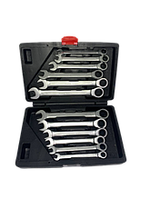 Набор ключей комбинированных трещоточных Yofe SK-012-01 SILVER SK-012-01