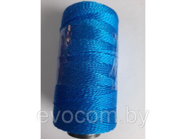 Шнур крученый строительно-бытовой, разметочный 1,5мм х250м синий - фото 1 - id-p200675911