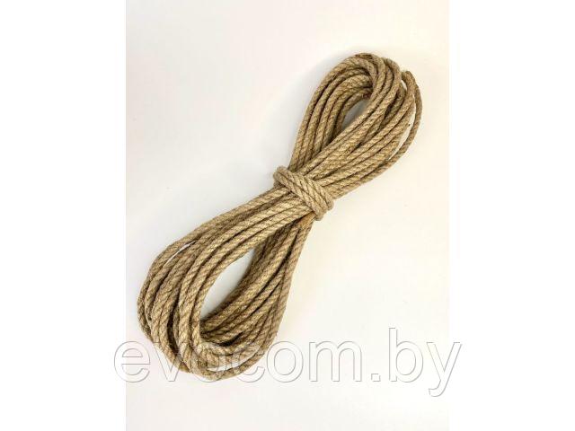 Веревка джутовая 4мм х20м - фото 1 - id-p200675921
