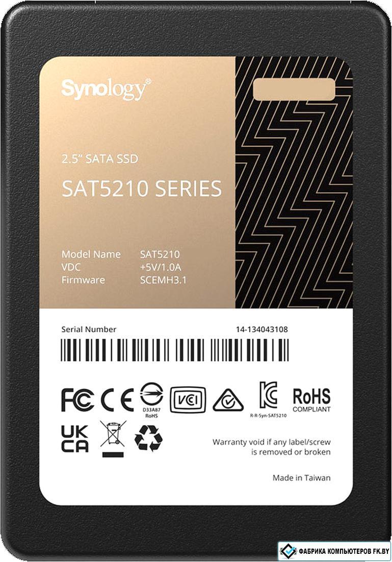 SSD Synology SAT5210 3.84TB SAT5210-3840G - фото 1 - id-p201356353