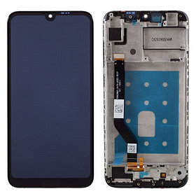 Дисплей (экран) для Huawei Y7 Pro 2019 (DUB-LX2) с тачскрином и рамкой, черный