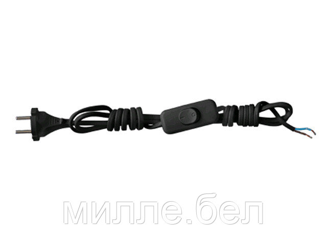 Выключатель на шнуре 0,75мм, 1,7м черный, Bylectrica - фото 1 - id-p201384293