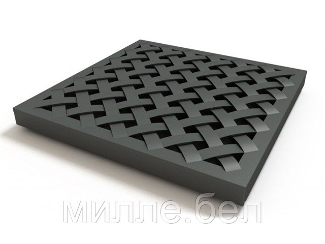 Решетка пластиковая усиленная к дождеприемнику (черный), Ecoteck, РБ - фото 1 - id-p201383047