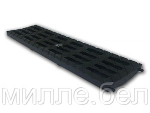 Решетка MEDIUM B-125 пластиковая (черный), Ecoteck, РБ