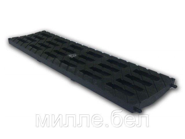 Решетка MEDIUM B-125 пластиковая (черный), Ecoteck, РБ - фото 1 - id-p201383050
