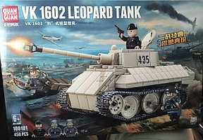 100101 Конструктор "Немецкий танк Leopard VK 1602", 458 деталей, аналог LEGO (Лего)