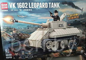 100101 Конструктор Quanguan "Немецкий танк VK 1602", 458 деталей, аналог LEGO (Лего)