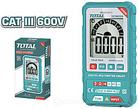 Мультиметр цифровой 600V (напряжние, сопротивление, ток),звуковая и световая сигнализация TOTAL TMT460002