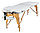 Массажные столы Atlas Sport Массажный стол Atlas Sport складной 2-с деревянный 70 см (белый), фото 5