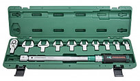 Ключ динамометрический 1/2"DR со сменными рожковыми насадками 13-30 мм и приводом, 40-200 Нм T30200N