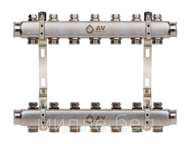 Коллекторная группа AVE162, 7 вых. AV Engineering (PRO серия Для отопления (радиаторы)) - фото 1 - id-p201384369