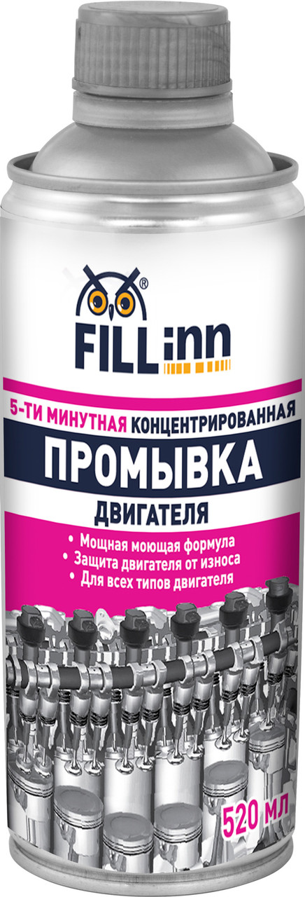 5-ти минутная концентрированная промывка двигателя FILL inn FL017, 520 мл