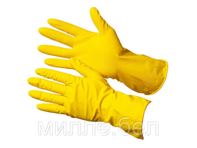 Перчатки латексные тип 2 К20 р.7 (S) (защита от кислоты до 20%) - фото 1 - id-p201384417